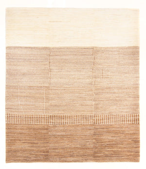 Gabbeh-matta - persisk - 245 x 212 cm - grädde