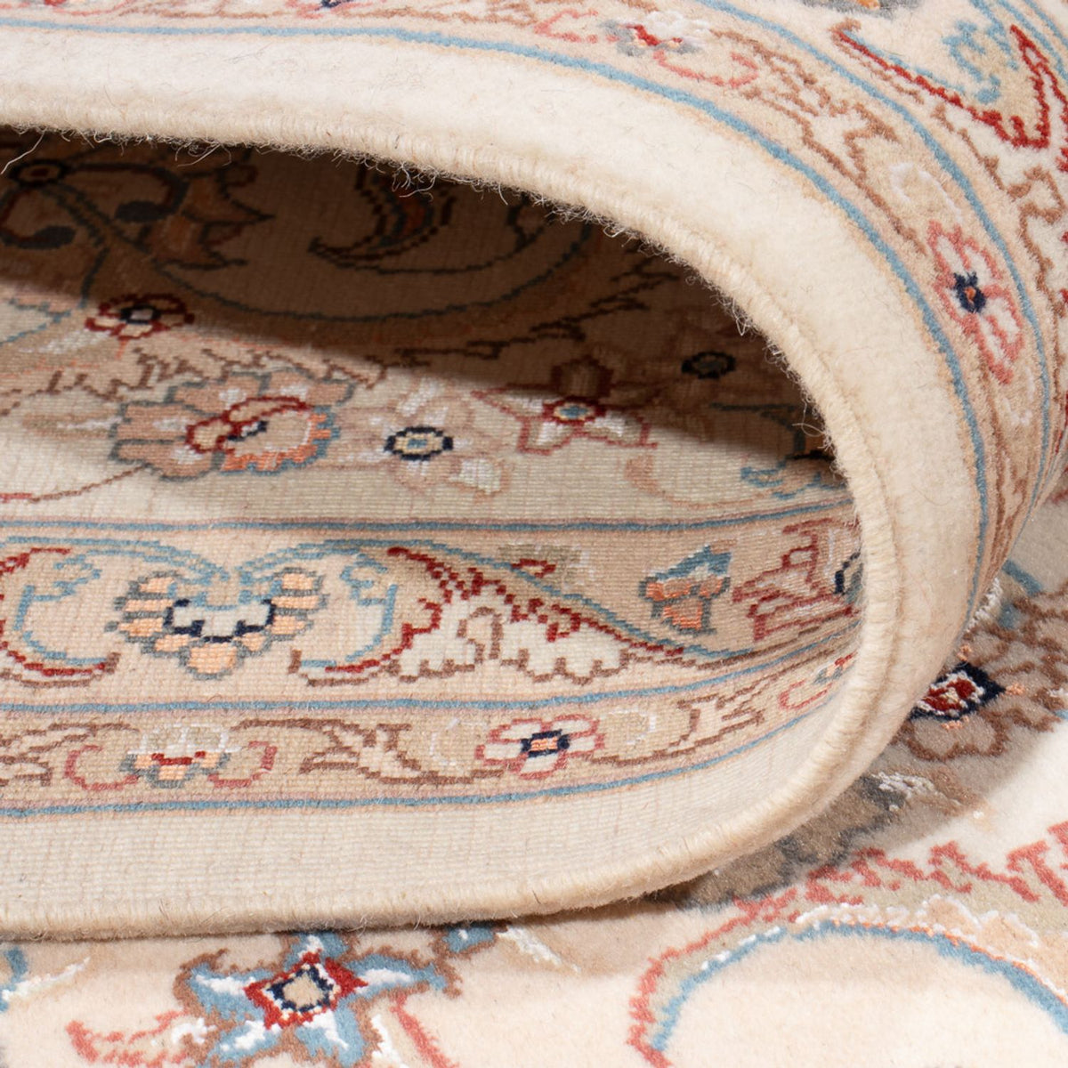 Persisk matta - Tabriz - Royal - 260 x 245 cm - grädde