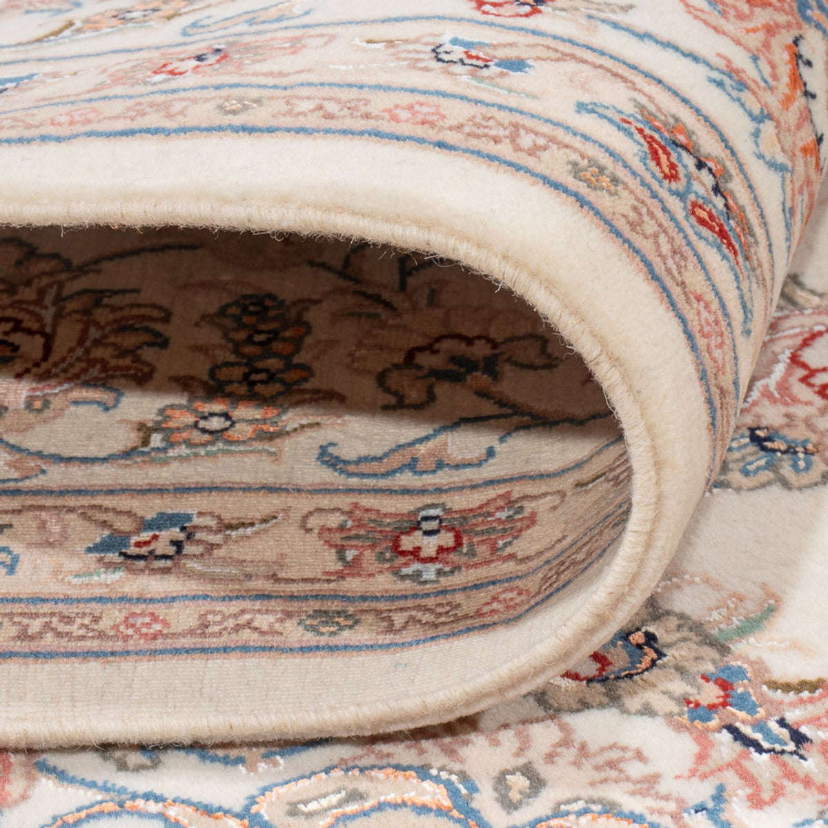 Persisk matta - Tabriz - Royal - 248 x 197 cm - grädde