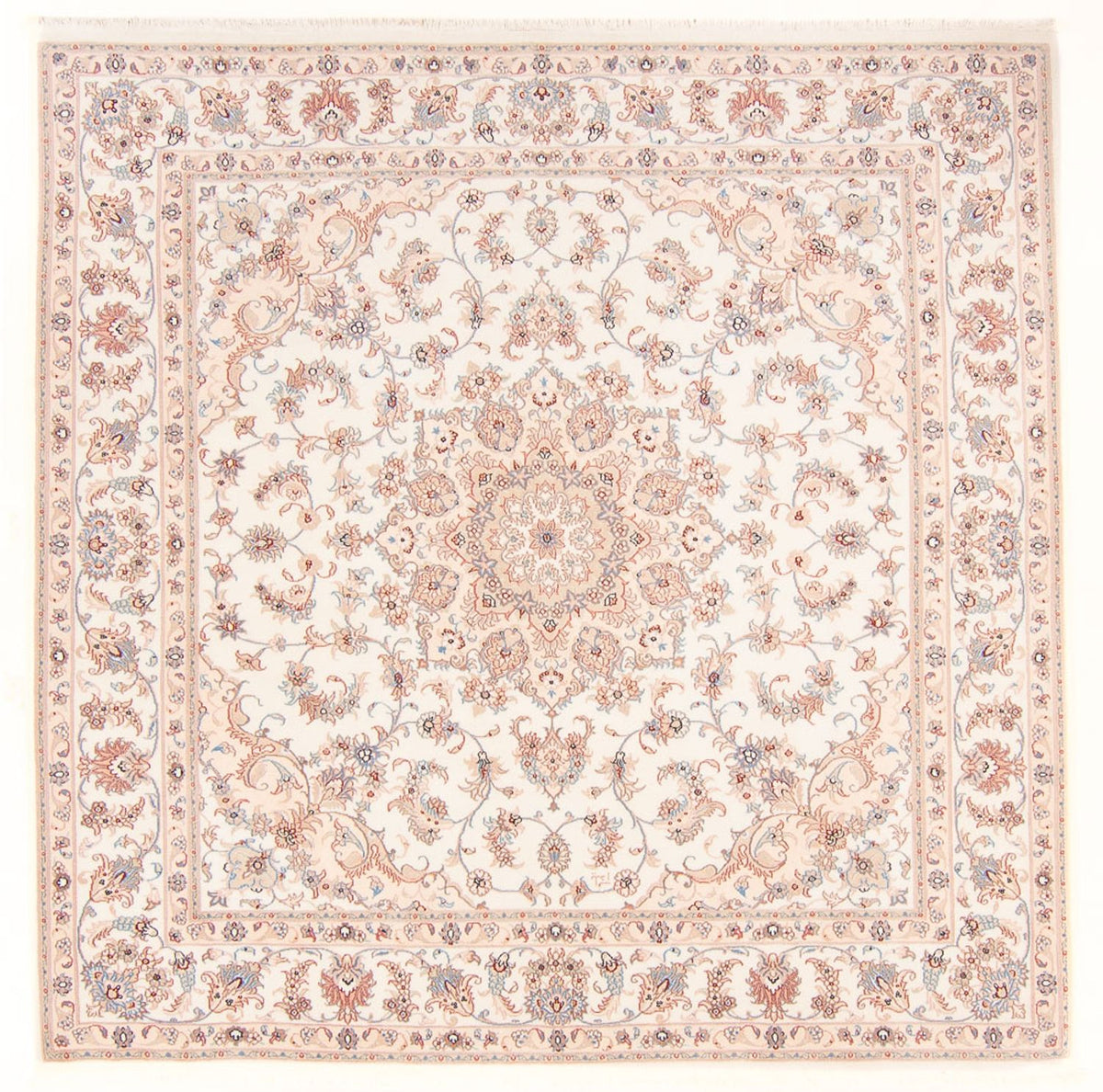 Persisk matta - Tabriz - Royal kvadrat  - 205 x 200 cm - grädde