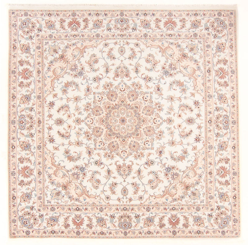 Persisk matta - Tabriz - Royal kvadrat  - 205 x 200 cm - grädde