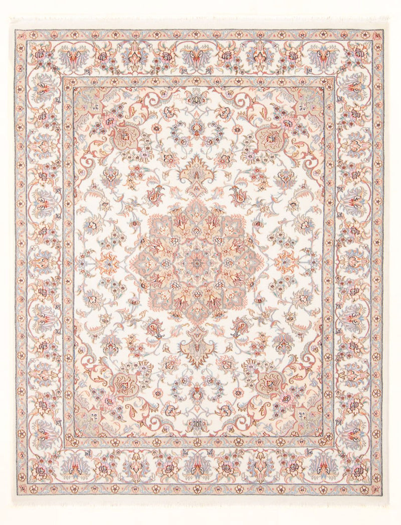 Persisk matta - Tabriz - Royal - 198 x 152 cm - grädde