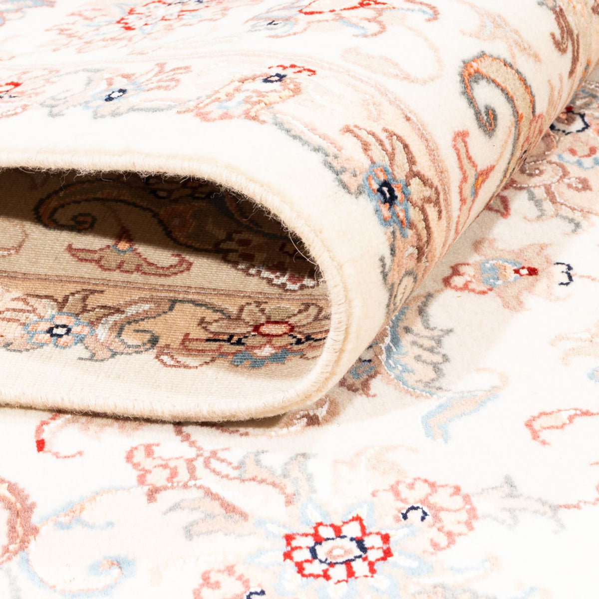 Persisk matta - Tabriz - 200 x 150 cm - grädde