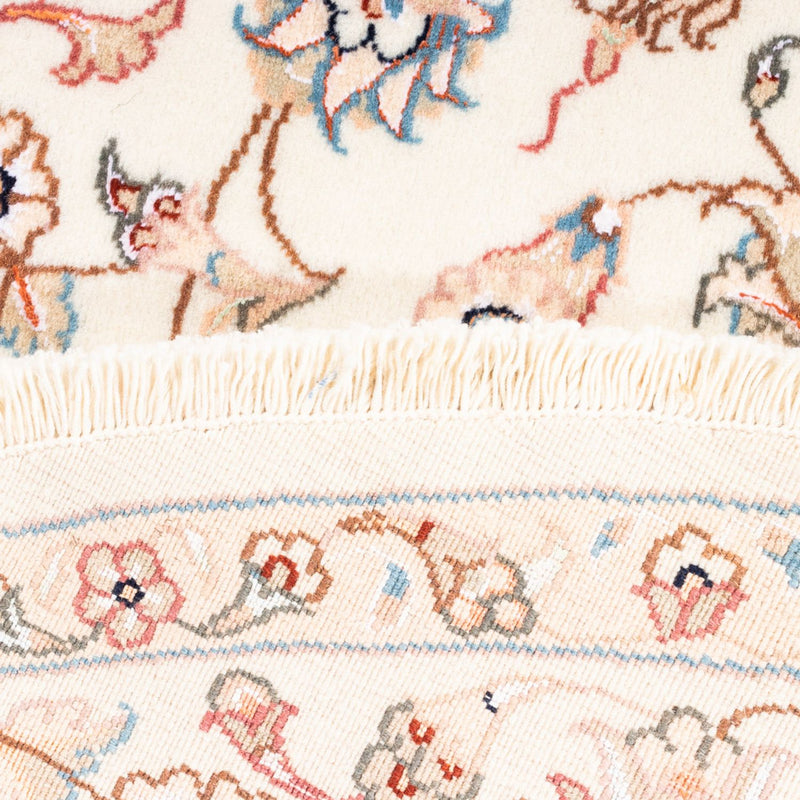 Persisk matta - Tabriz runt  - 150 x 150 cm - grädde