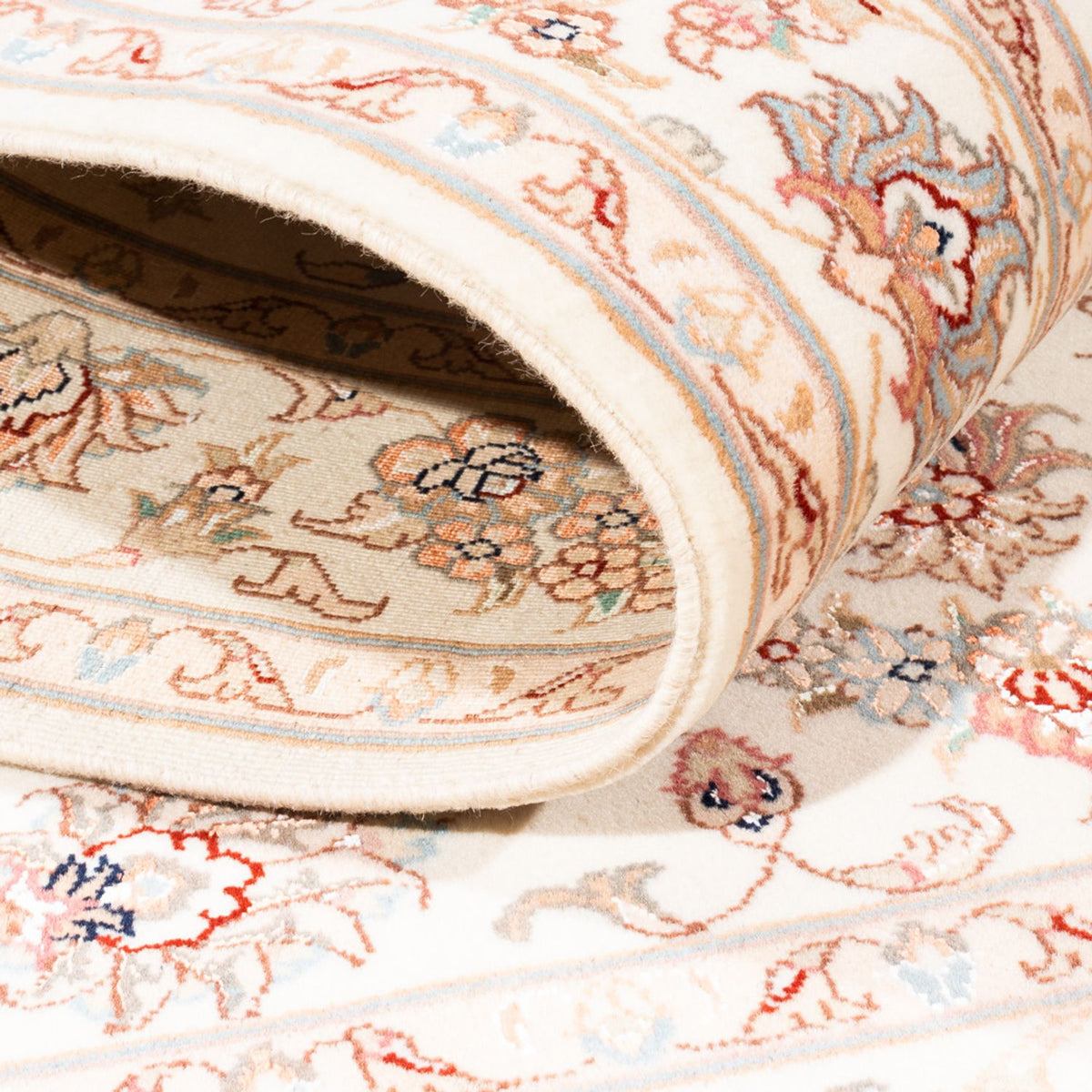 Persisk matta - Tabriz - 175 x 115 cm - grädde