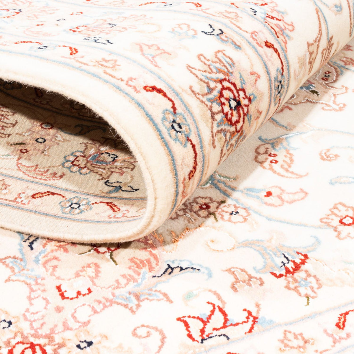 Persisk matta - Tabriz - 178 x 119 cm - grädde