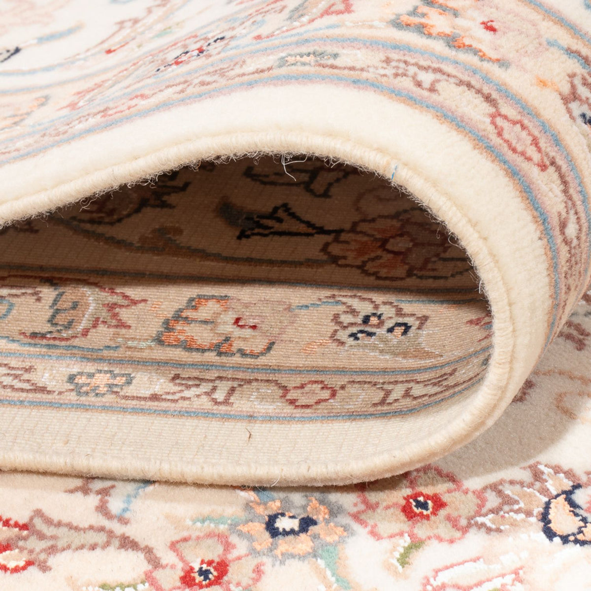 Persisk matta - Tabriz - Royal - 259 x 224 cm - grädde