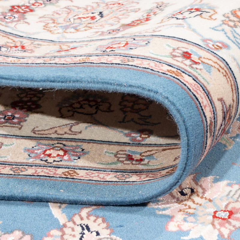 Persisk matta - Tabriz - Royal - 253 x 197 cm - ljusblå