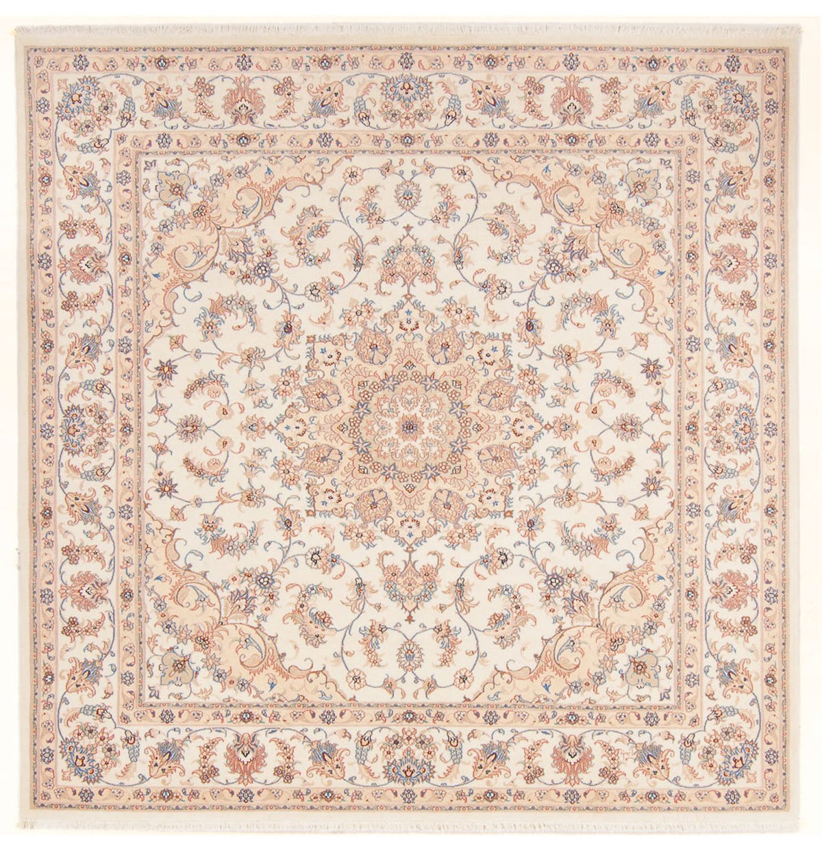 Persisk matta - Tabriz - Royal kvadrat  - 211 x 198 cm - grädde