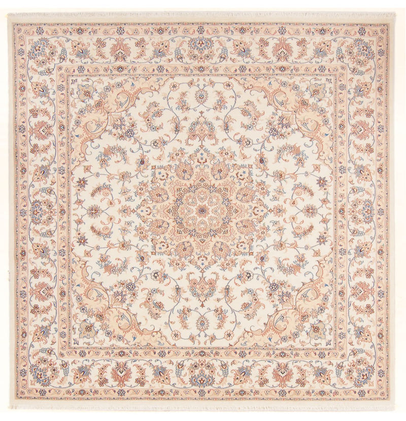 Persisk matta - Tabriz - Royal kvadrat  - 211 x 198 cm - grädde