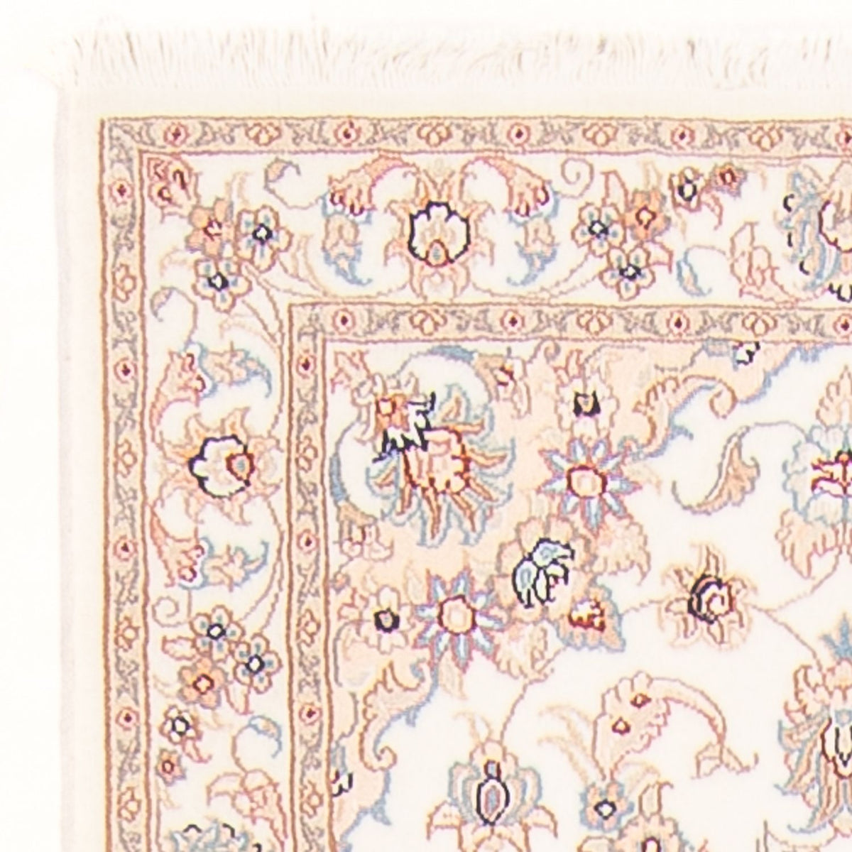 Runner Persisk matta - Tabriz - Royal - 254 x 81 cm - grädde