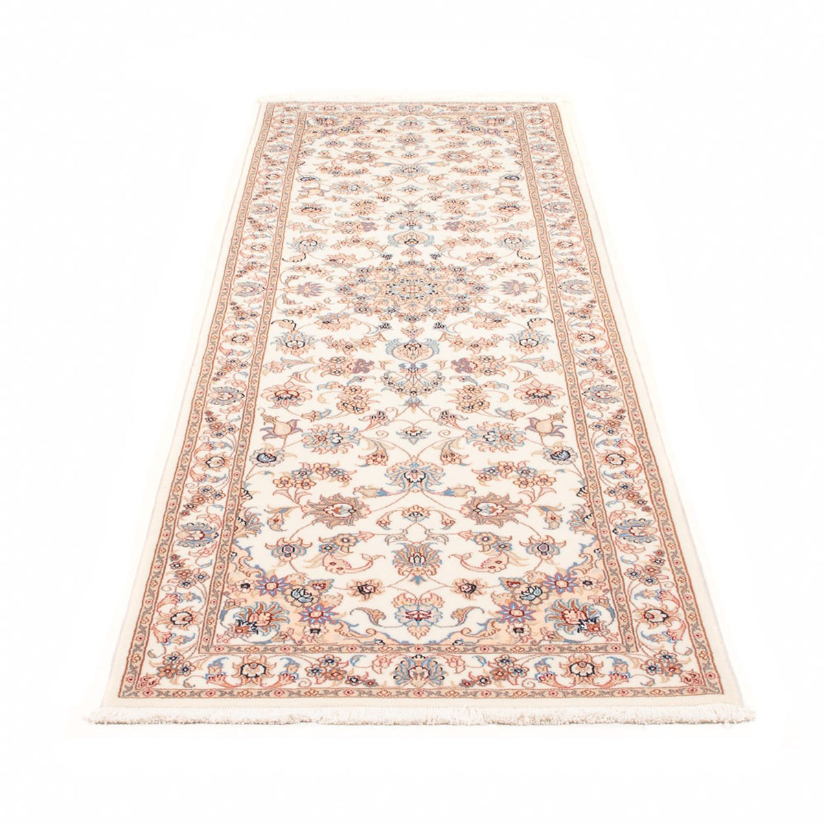 Runner Persisk matta - Tabriz - Royal - 254 x 81 cm - grädde