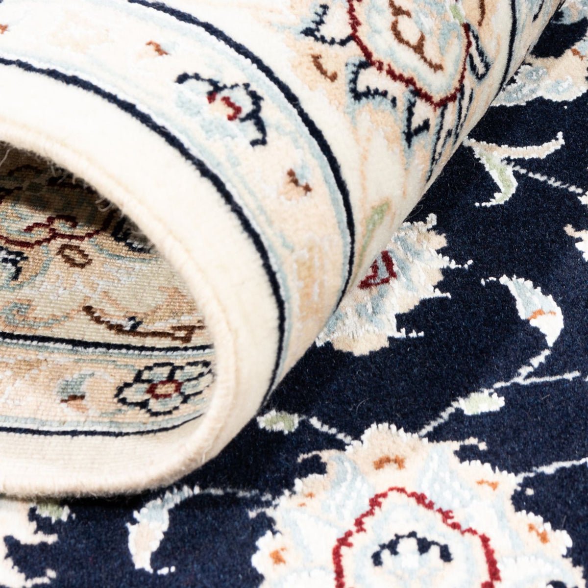 Persisk matta - Nain - Premium - 176 x 119 cm - mörkblå