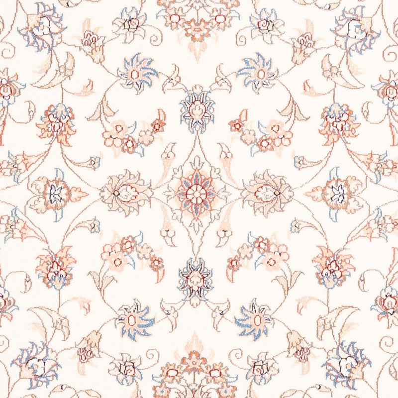 Persisk matta - Tabriz runt  - 152 x 146 cm - grädde