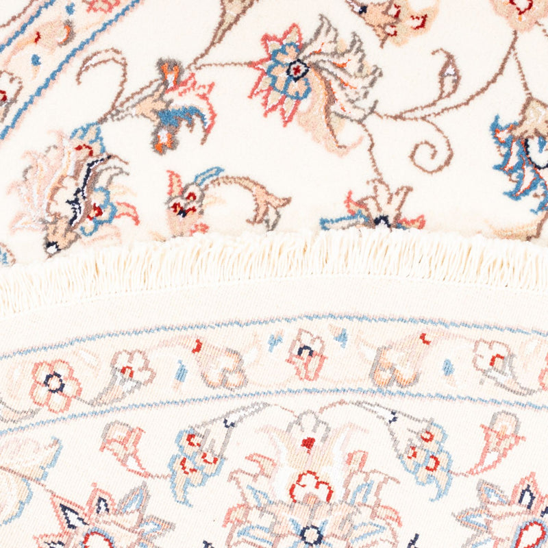 Persisk matta - Tabriz runt  - 152 x 146 cm - grädde