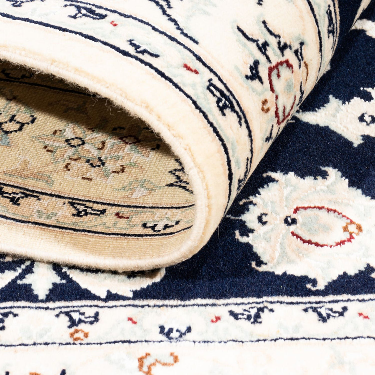 Persisk matta - Nain - Premium - 158 x 105 cm - mörkblå