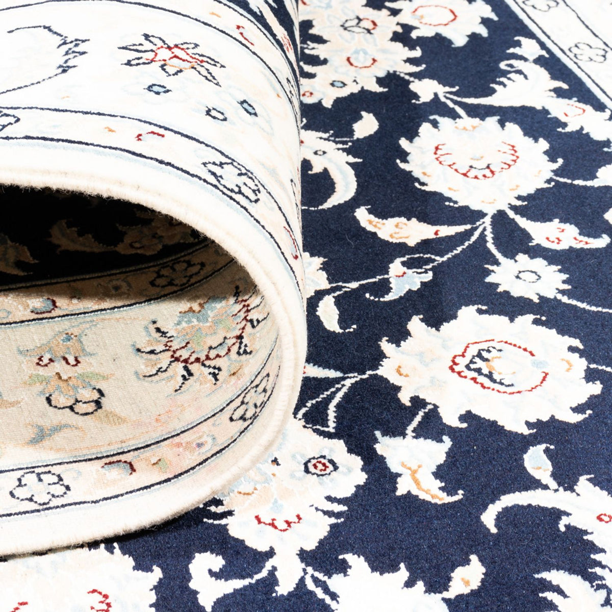 Persisk matta - Nain - Premium - 182 x 120 cm - mörkblå