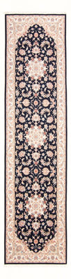 Runner Persisk matta - Tabriz - Royal - 297 x 80 cm - mörkblå