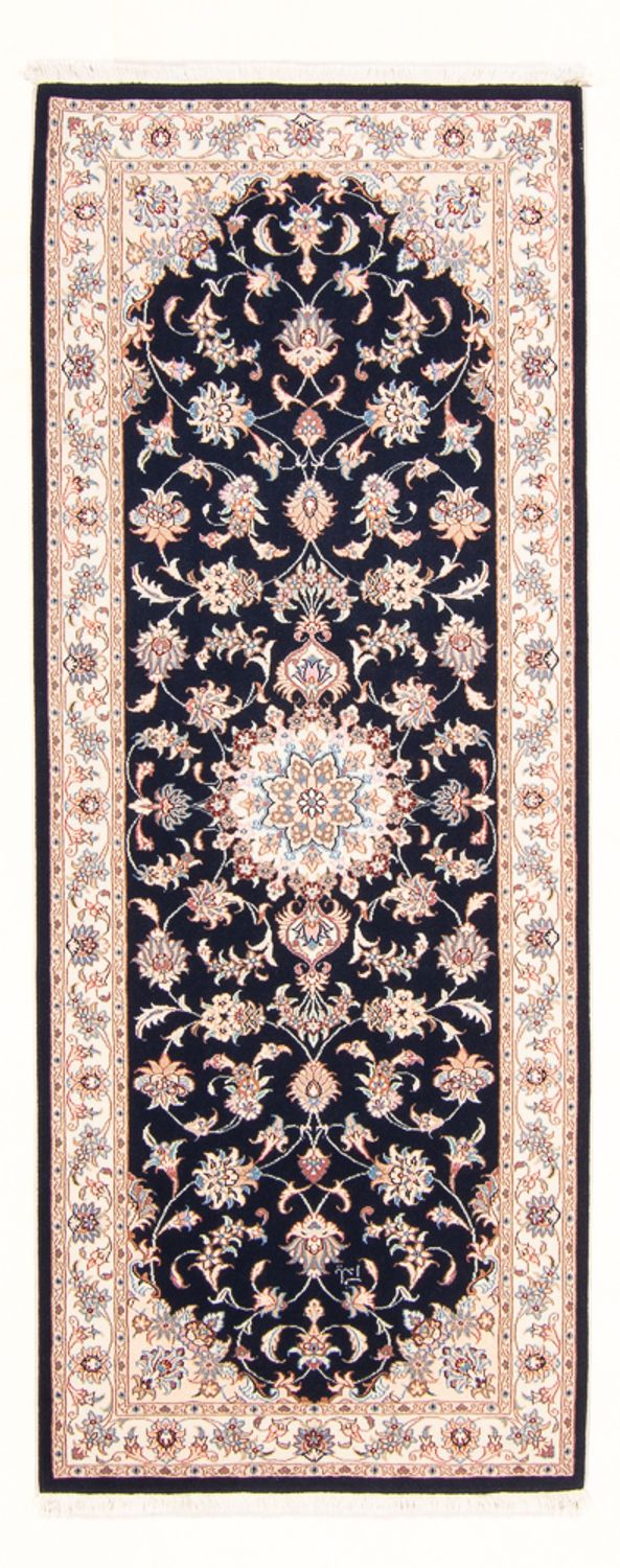 Runner Persisk matta - Tabriz - Royal - 208 x 82 cm - mörkblå