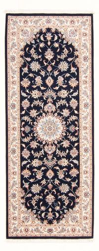 Runner Persisk matta - Tabriz - Royal - 208 x 82 cm - mörkblå