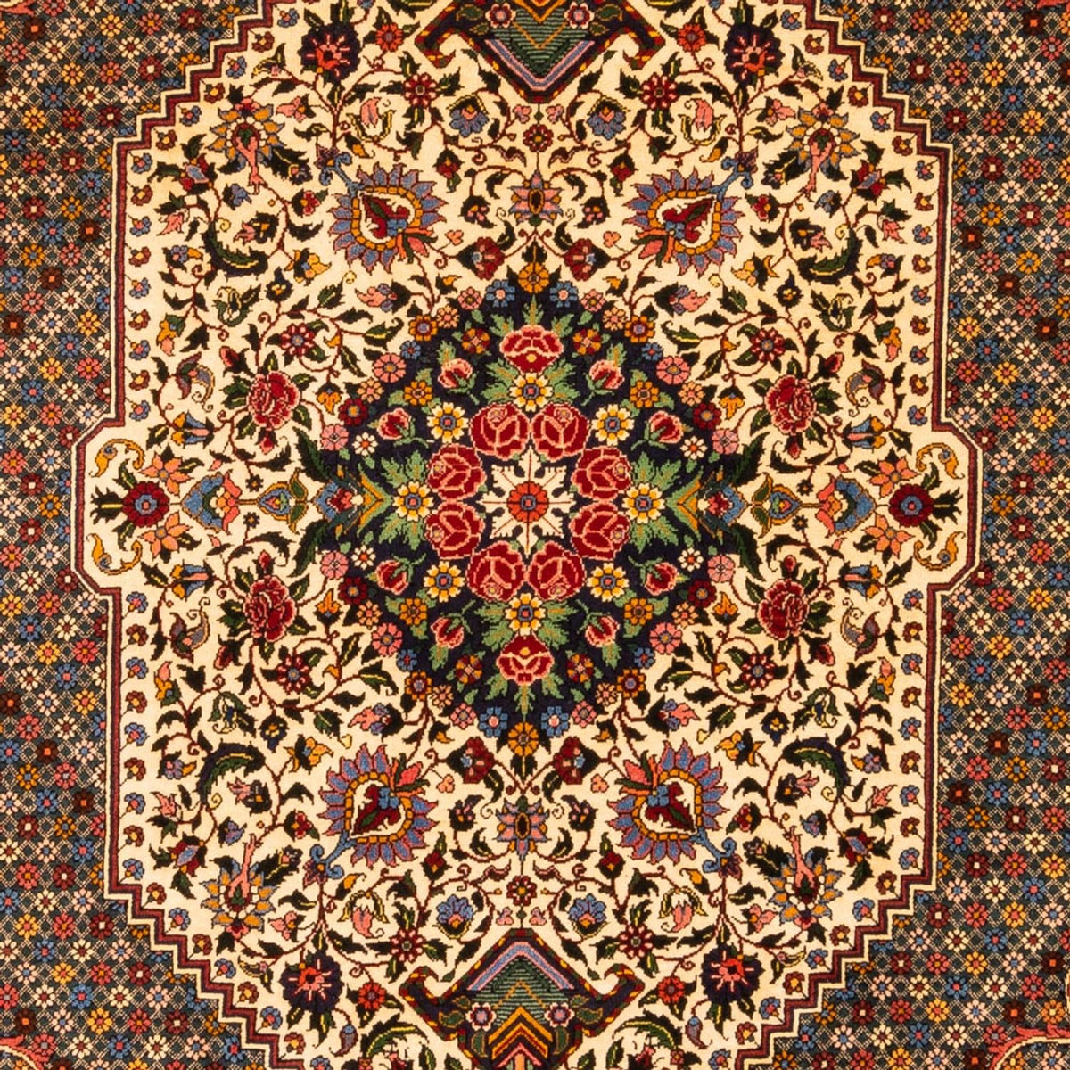 Persisk matta - Nomadic - 305 x 206 cm - mörk beige