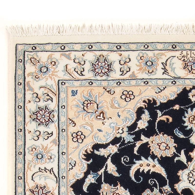 Persisk matta - Nain - Premium - 132 x 74 cm - mörkblå