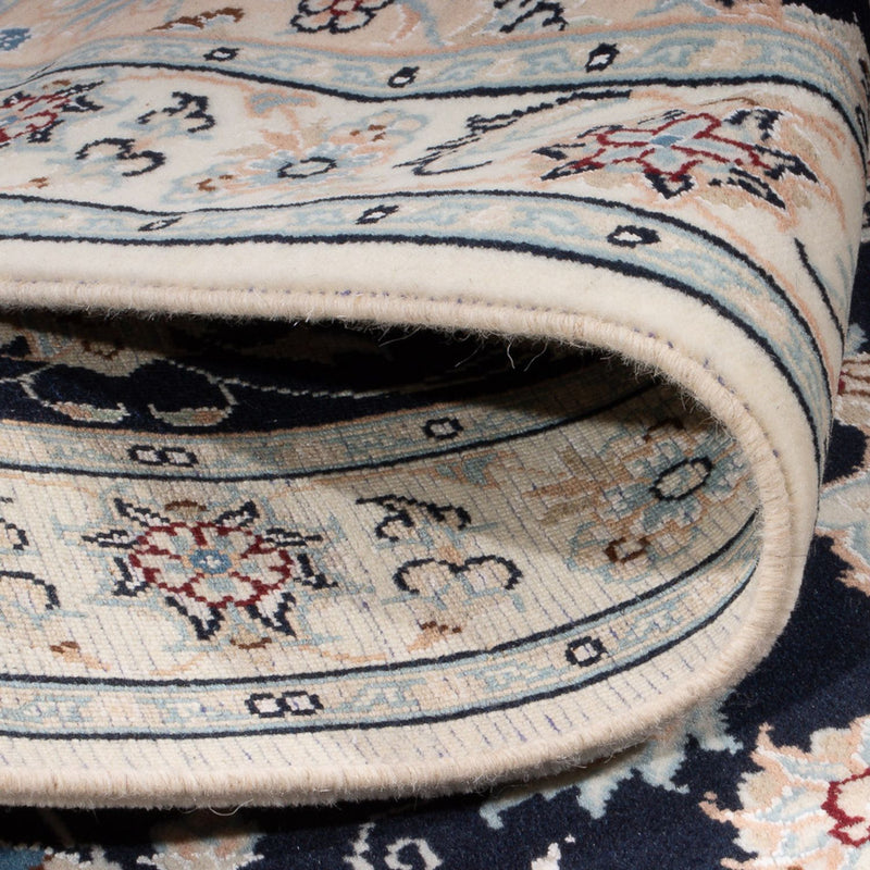 Persisk matta - Nain - Premium - 132 x 74 cm - mörkblå