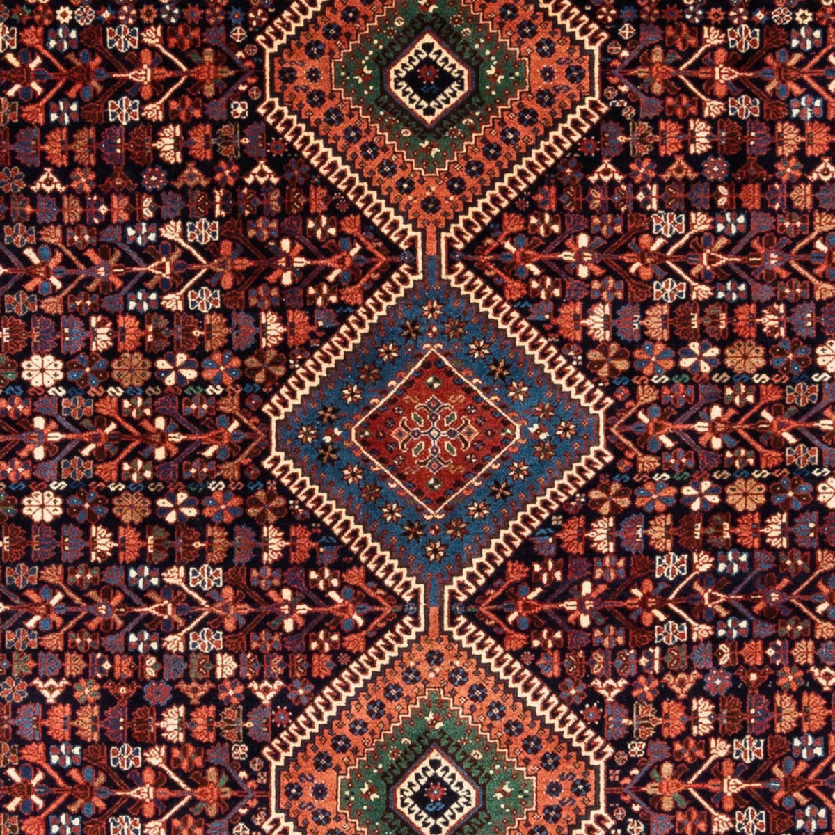 Persisk matta - Nomadic - 304 x 205 cm - bordeaux röd