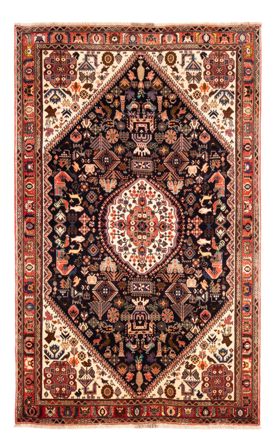 Persisk matta - Nomadic - 252 x 155 cm - mörkblå