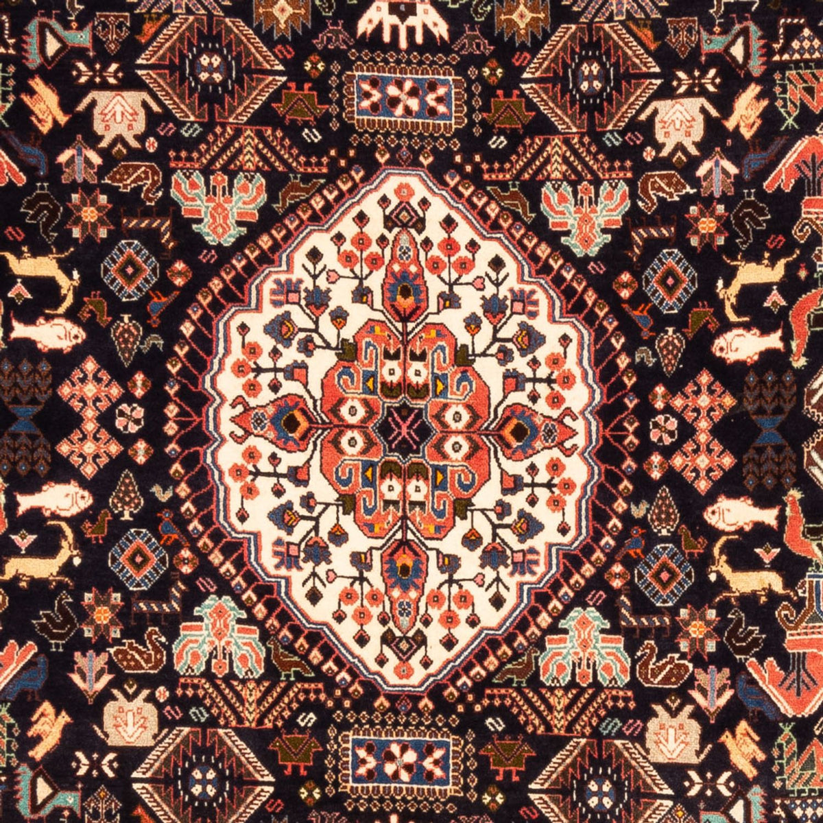 Persisk matta - Nomadic - 252 x 155 cm - mörkblå