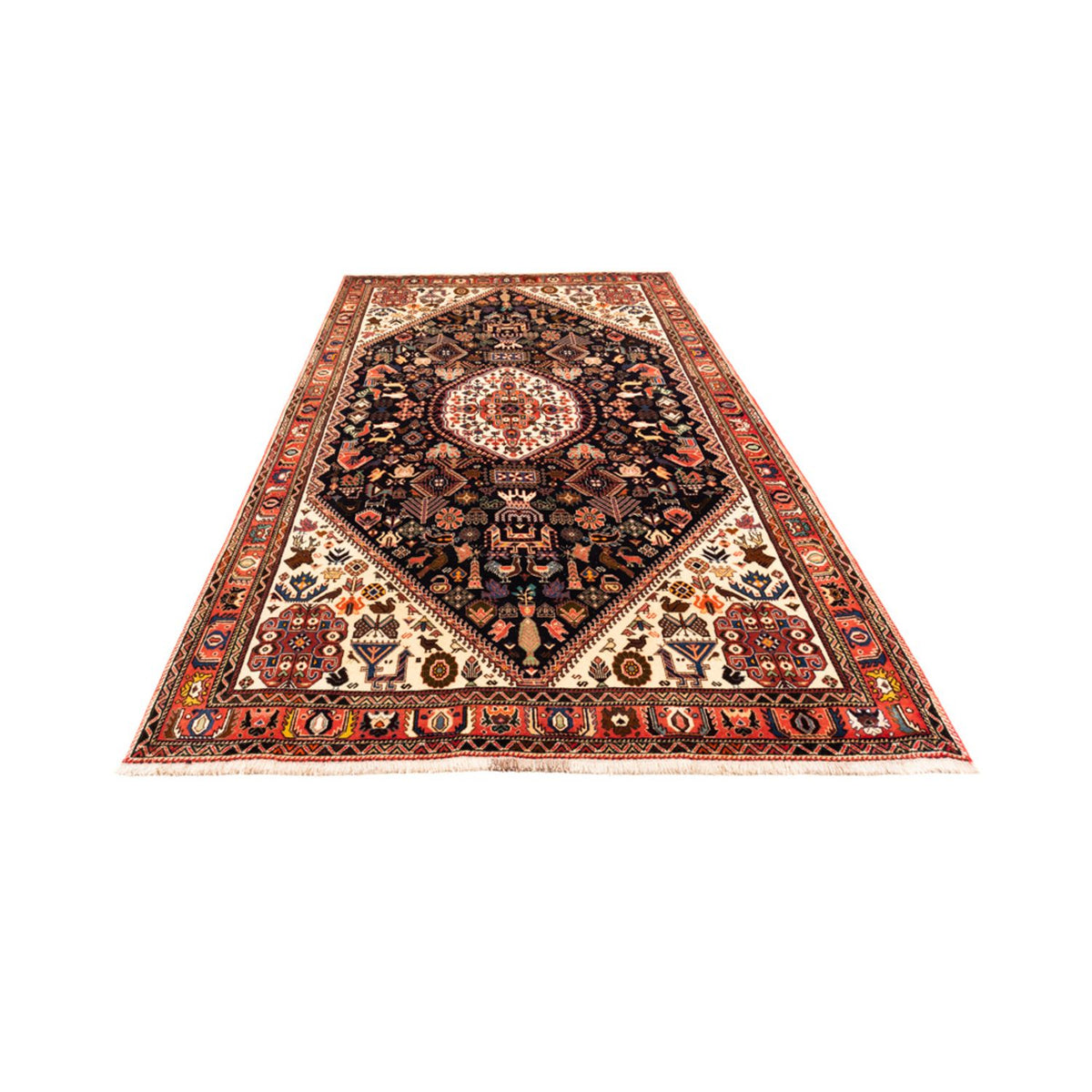 Persisk matta - Nomadic - 252 x 155 cm - mörkblå