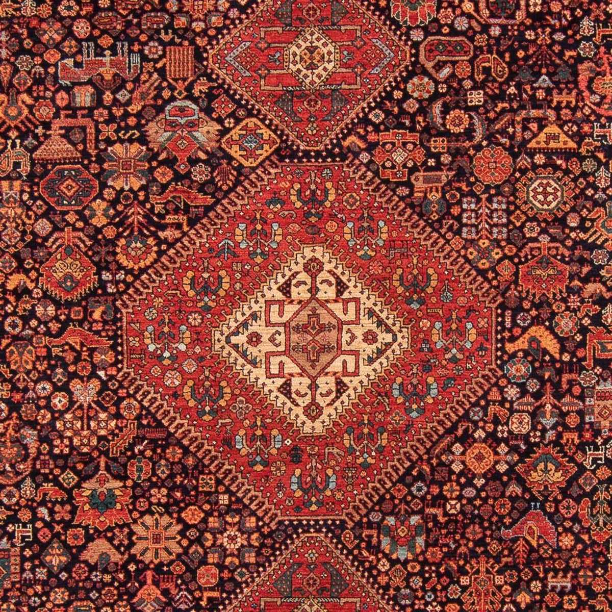 Persisk matta - Nomadic - 295 x 213 cm - mörkblå