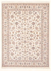 Tabriz - 50 Raj Mattan 149x209cm - Persisk matta - Rektangulär / Grädde / 149 x 209 cm Rektangulär