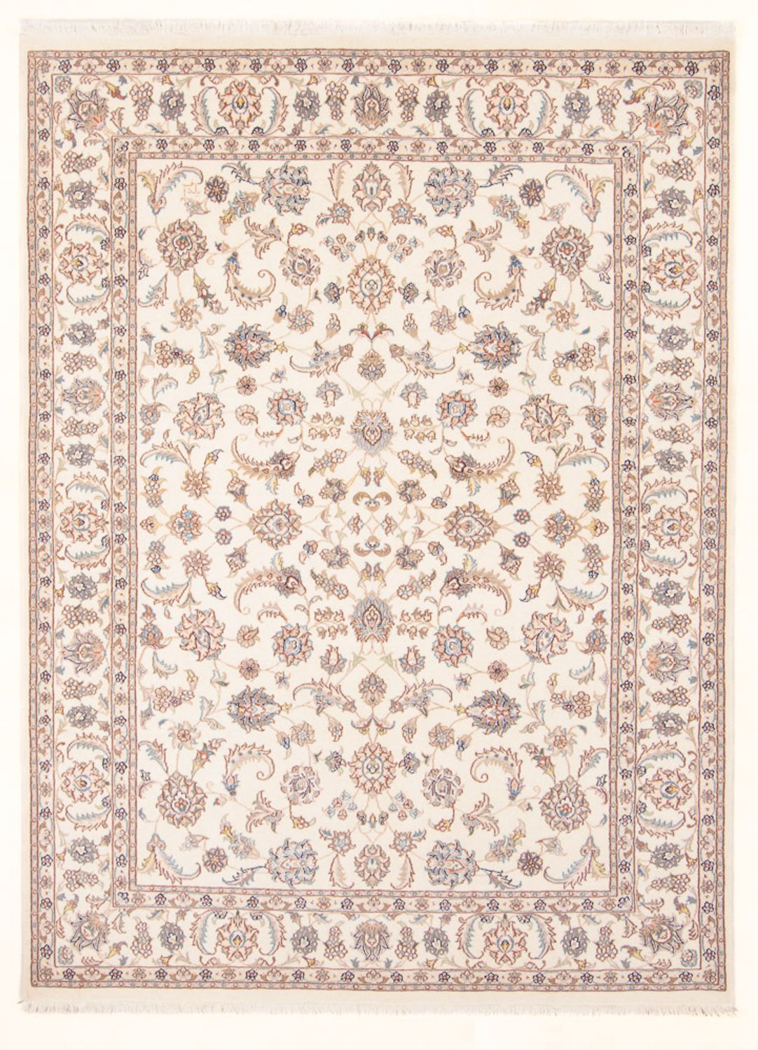 Persisk matta - Tabriz - Royal - 209 x 149 cm - grädde