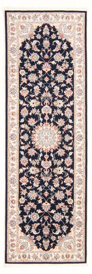 Runner Persisk matta - Tabriz - Royal - 252 x 81 cm - mörkblå