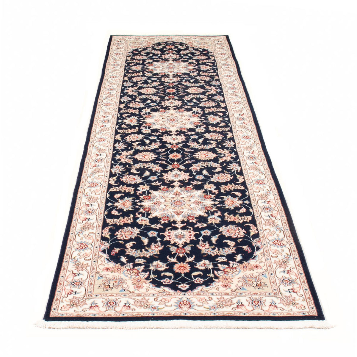 Runner Persisk matta - Tabriz - Royal - 295 x 81 cm - mörkblå