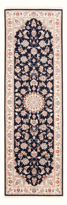 Runner Persisk matta - Tabriz - Royal - 251 x 80 cm - mörkblå