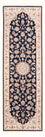 Runner Persisk matta - Tabriz - Royal - 251 x 80 cm - mörkblå