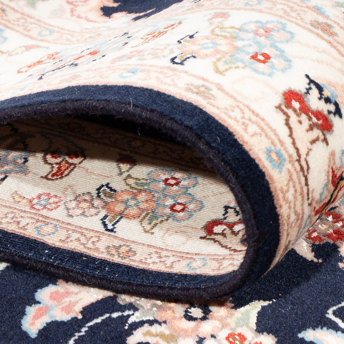 Runner Persisk matta - Tabriz - Royal - 251 x 80 cm - mörkblå