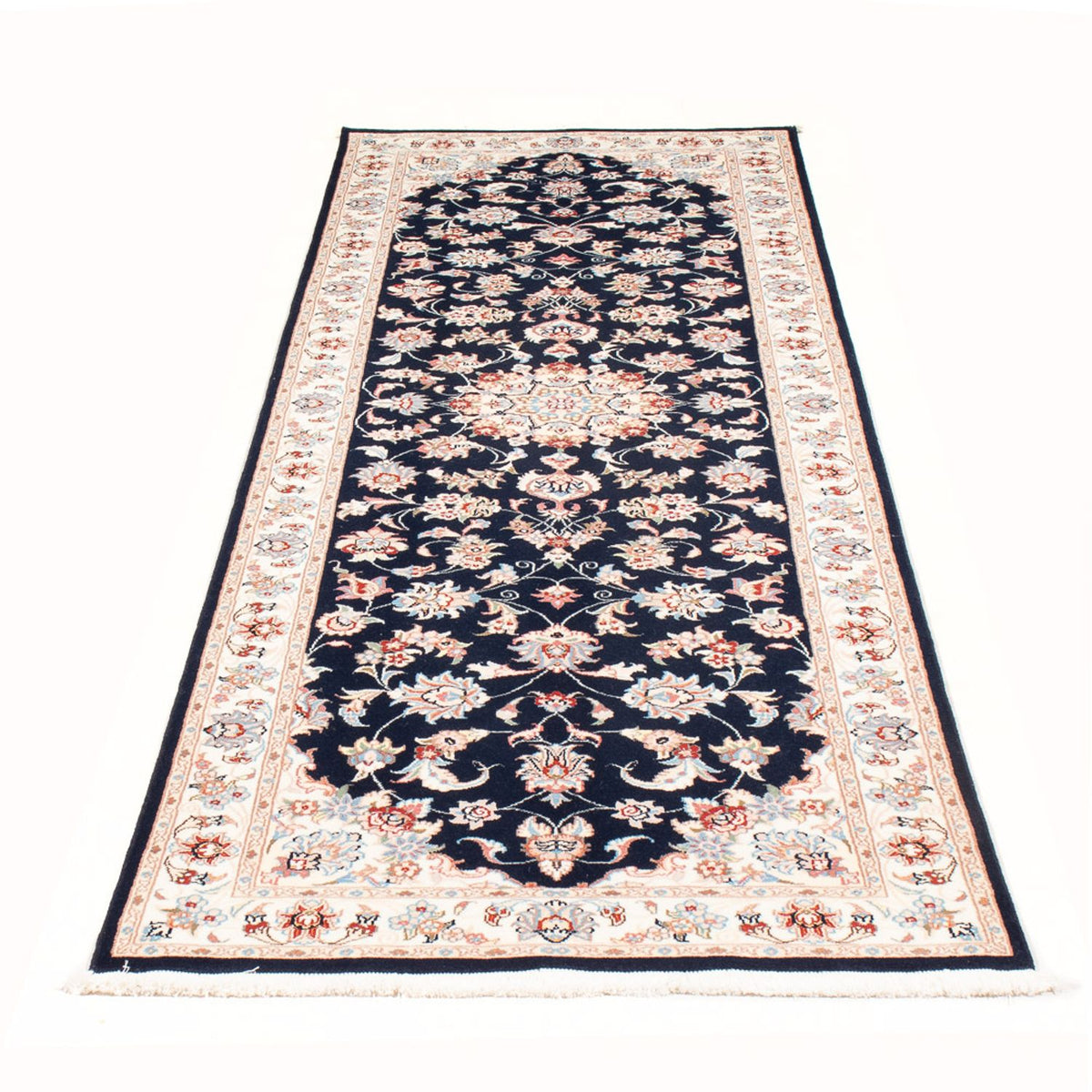 Runner Persisk matta - Tabriz - Royal - 251 x 80 cm - mörkblå