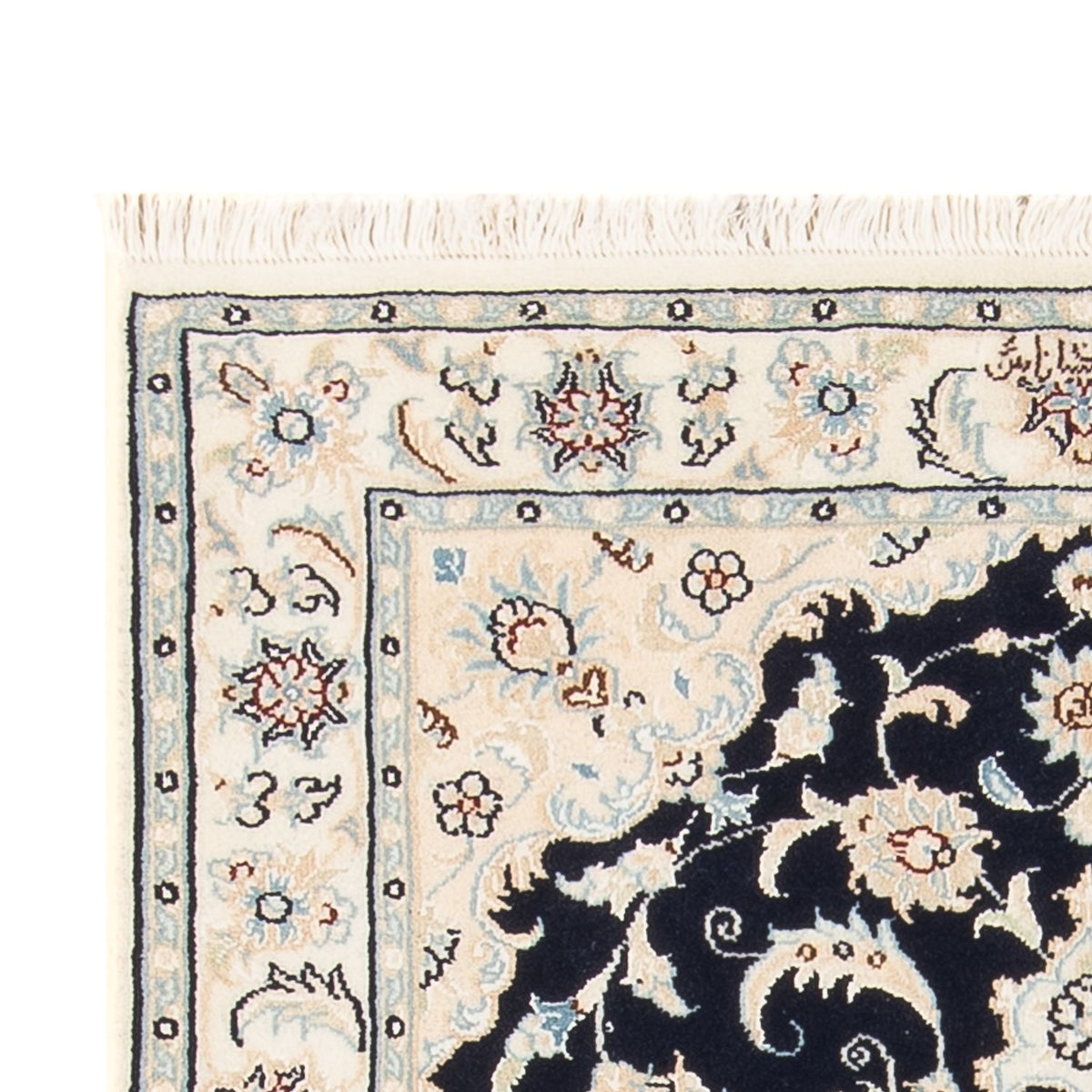 Persisk matta - Nain - Premium - 117 x 81 cm - mörkblå