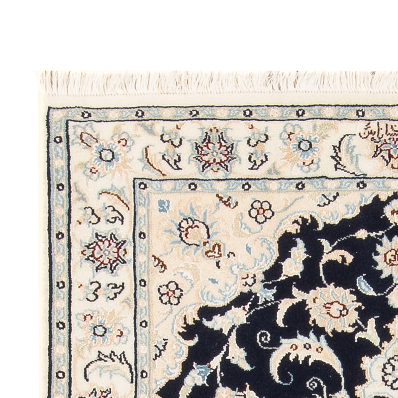 Persisk matta - Nain - Premium - 117 x 81 cm - mörkblå