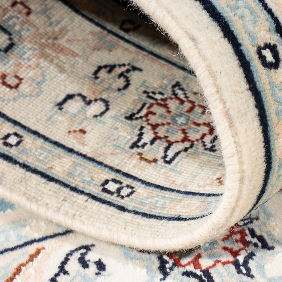 Persisk matta - Nain - Premium - 117 x 81 cm - mörkblå