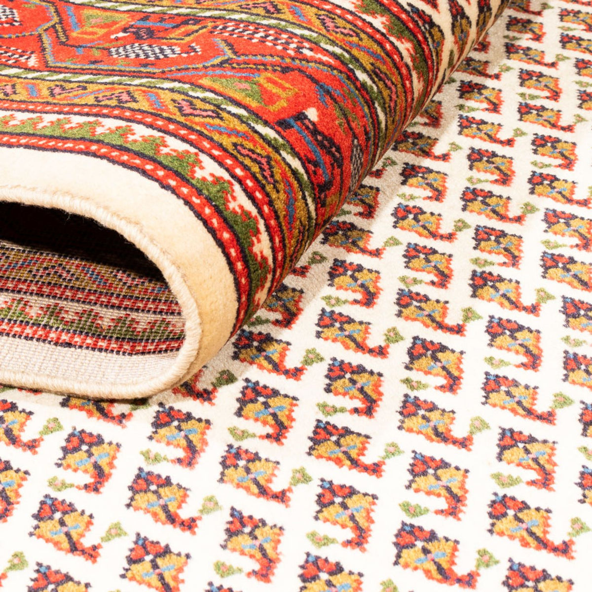 Persisk matta - Mir - 260 x 168 cm - grädde