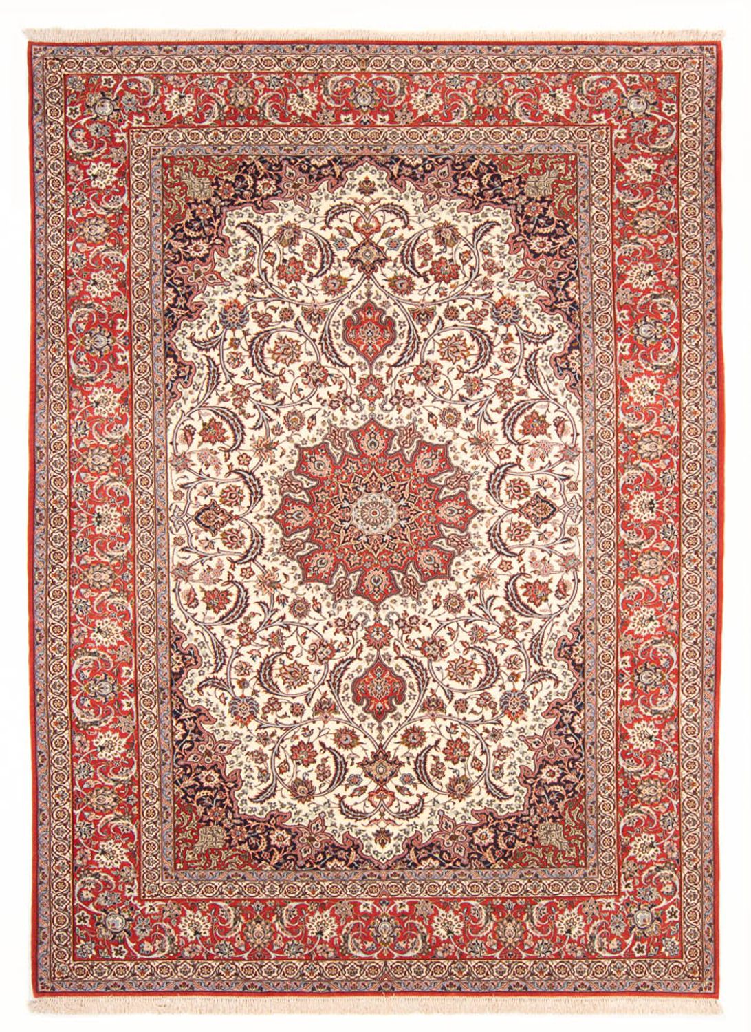 Persisk matta - Isfahan - Premium - 300 x 204 cm - grädde