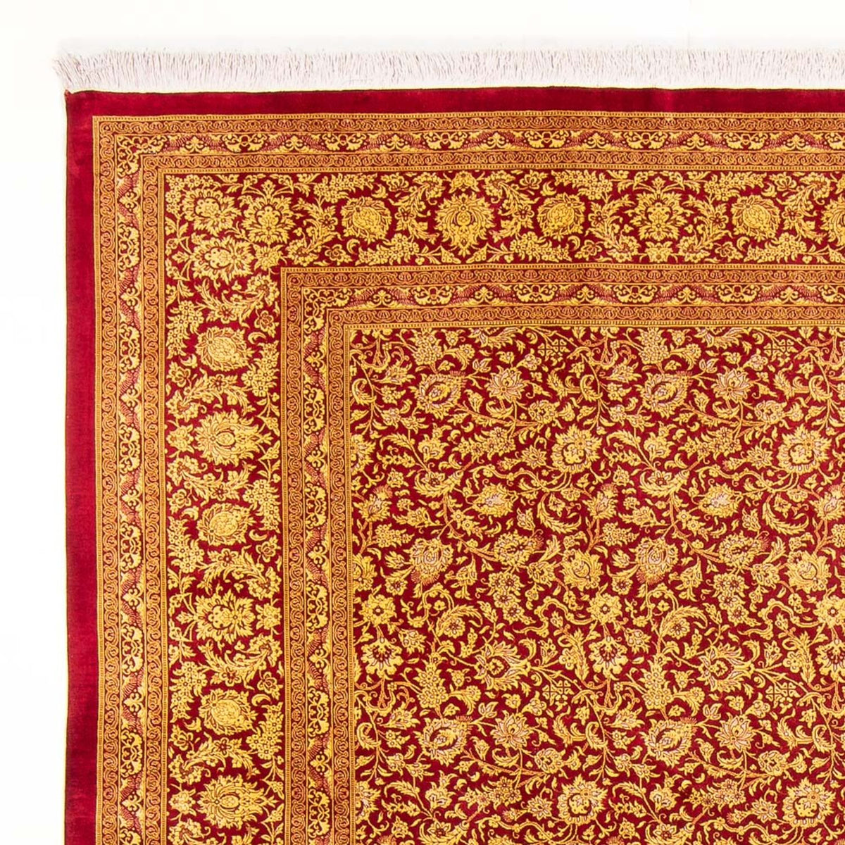 Silk Carpet - Ghom Silk - Premium - 300 x 205 cm - orange