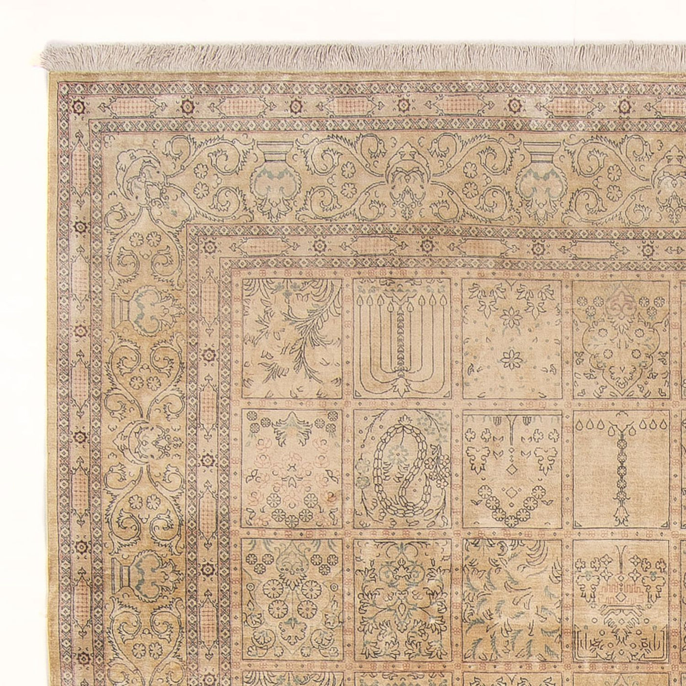 Qom silke Mattan 294x191cm - Persisk matta