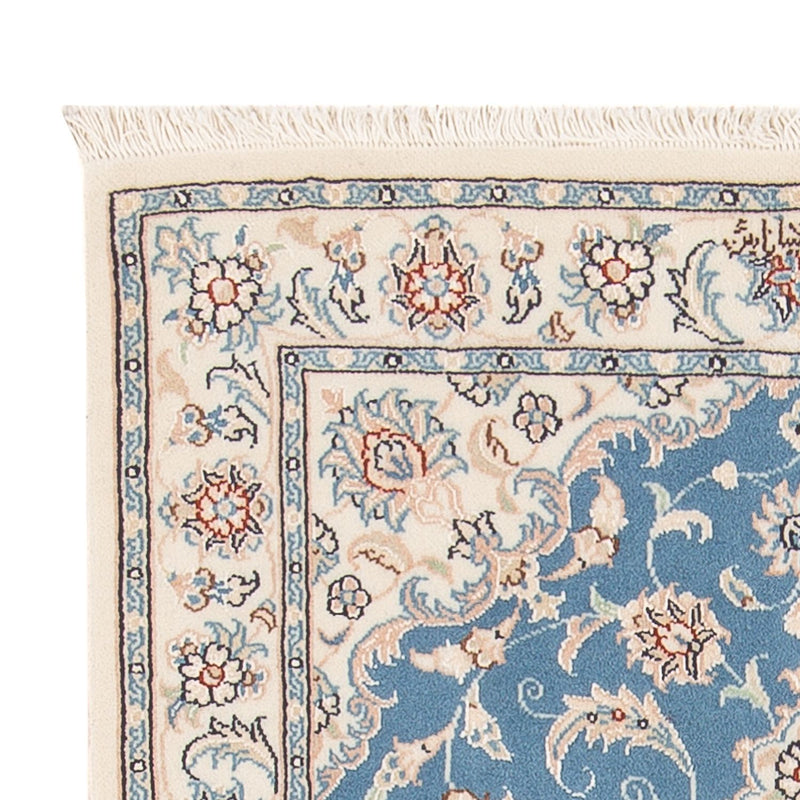 Persisk matta - Nain - Premium - 122 x 81 cm - ljusblå