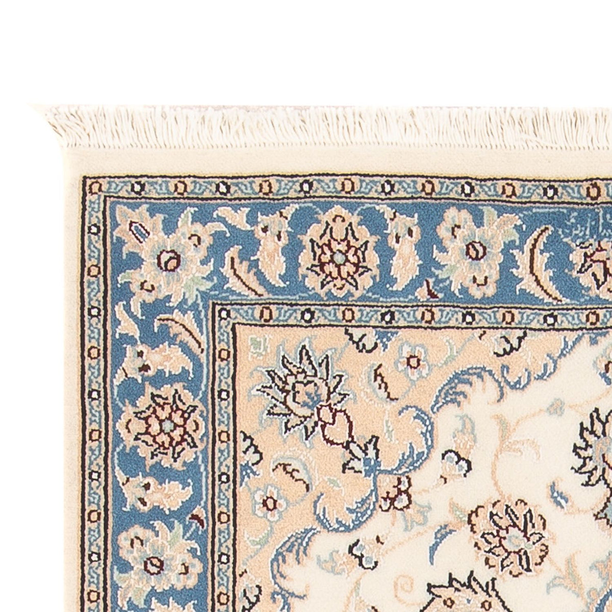 Persisk matta - Nain - Premium - 122 x 82 cm - grädde