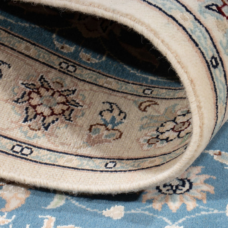 Persisk matta - Nain - Premium - 116 x 81 cm - ljusblå